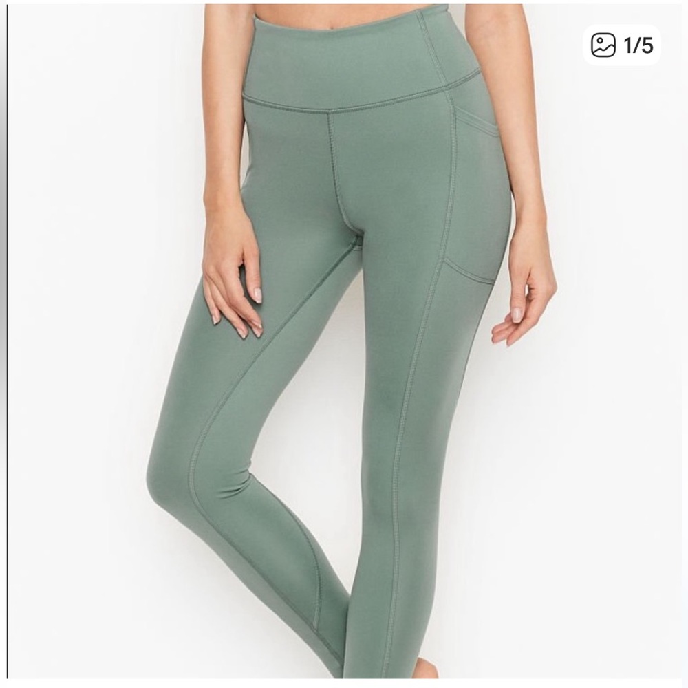 Flow On Point Essential High Rise Pockeg Leggkims Seafoam
